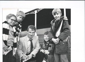 A young Tommo with David Speedie