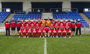 Darlington FC Away kit team photo