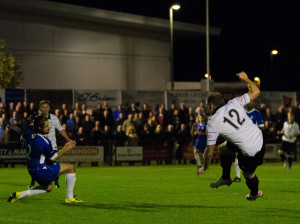 Alan White fires the second goal 