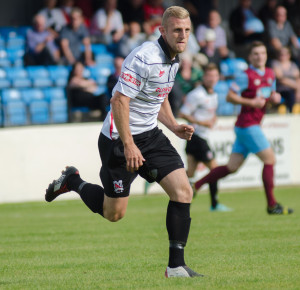 David Dowson in action at Colwyn Bay