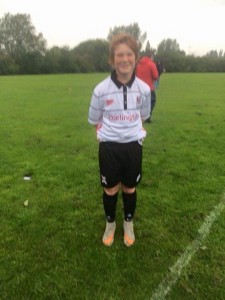 Ethan Routledge of Darlington Under 12s