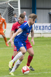 Lee Gaskell in action against Quakers earlier in the season