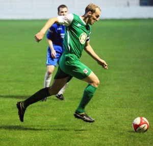Gary in action at Radcliffe last season