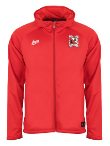 QR Technical Hoody red
