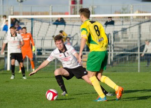 Phil Turnbull in action against Stourbridge