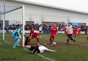 Gary Brown sets up Kevin Burgess v Rushall 2