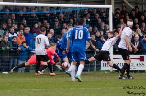Graeme Armstrong about to score v halesowen 3