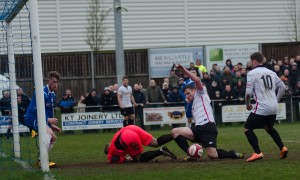 Graeme Armstrong about to score v halesowen