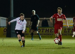 Nathan Cartman scores the fourth for Darlington