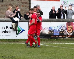 goal celebrations at Matlock 4