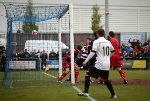 Graeme Armstrong scores against Bamber Bridge