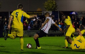 Kevin Burgess scores on his home debut for Darlington