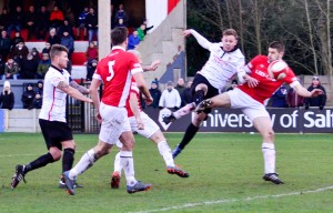 Nathan Cartman at Salford 2 scoring