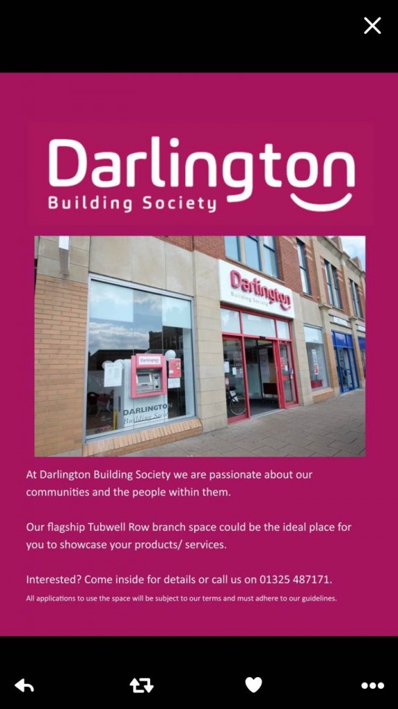 Darlington Building Scoiety shop