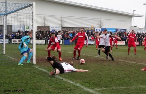 Kev is about to score from a Gary Brown assist against Rushall