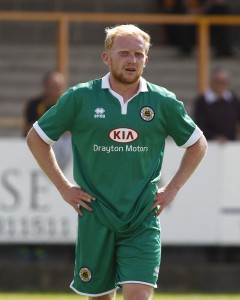 **** during the Pre-Season match between Boston United & Grimsby Town FC at the Jakemans Stadium in Boston on Saturday August 1st 2015.