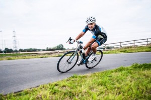 Mark Barnard on his bike