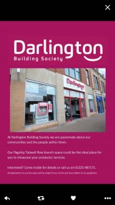 Darlington Building society shop