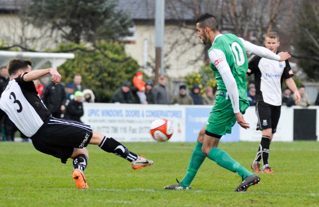 Amar in action at Bamber Bridge