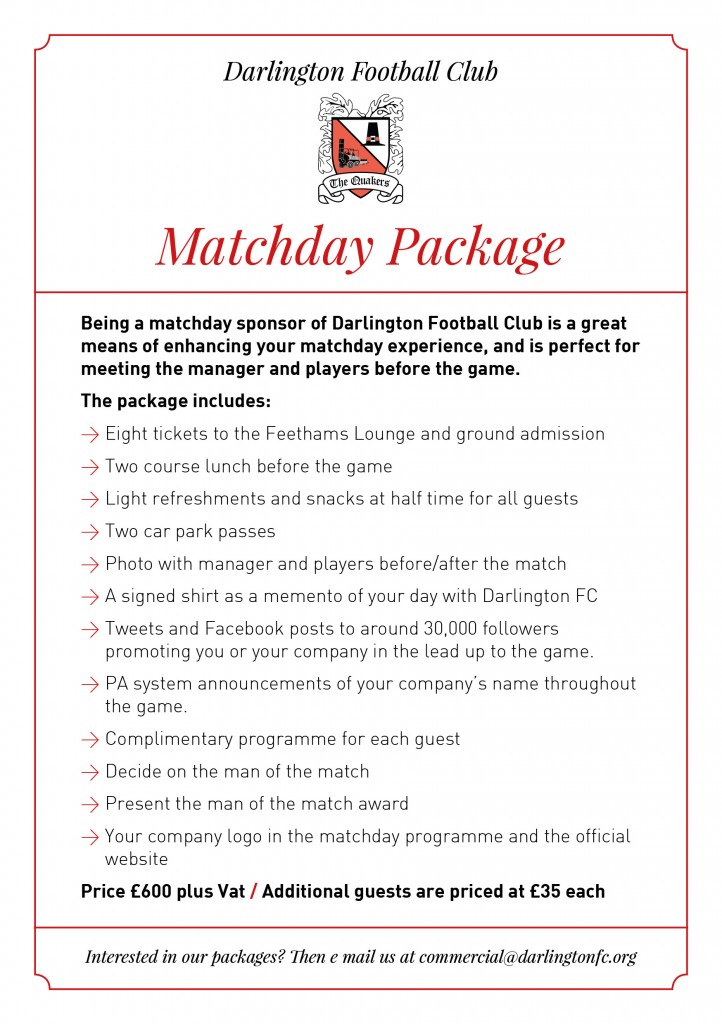 DFCSponsor_MatchdayPackage