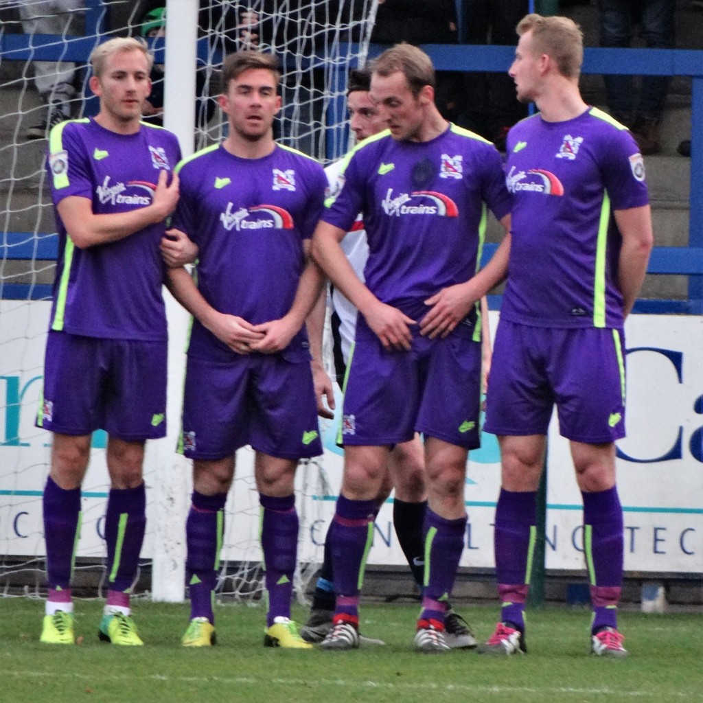 defensive wall at Telford