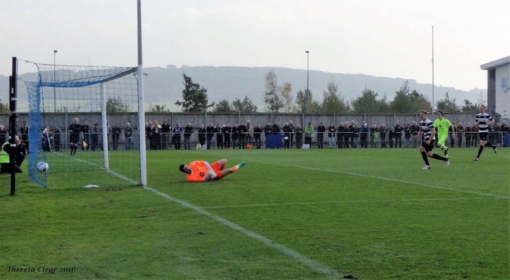 Terry Galbraith scores v Gainsborough