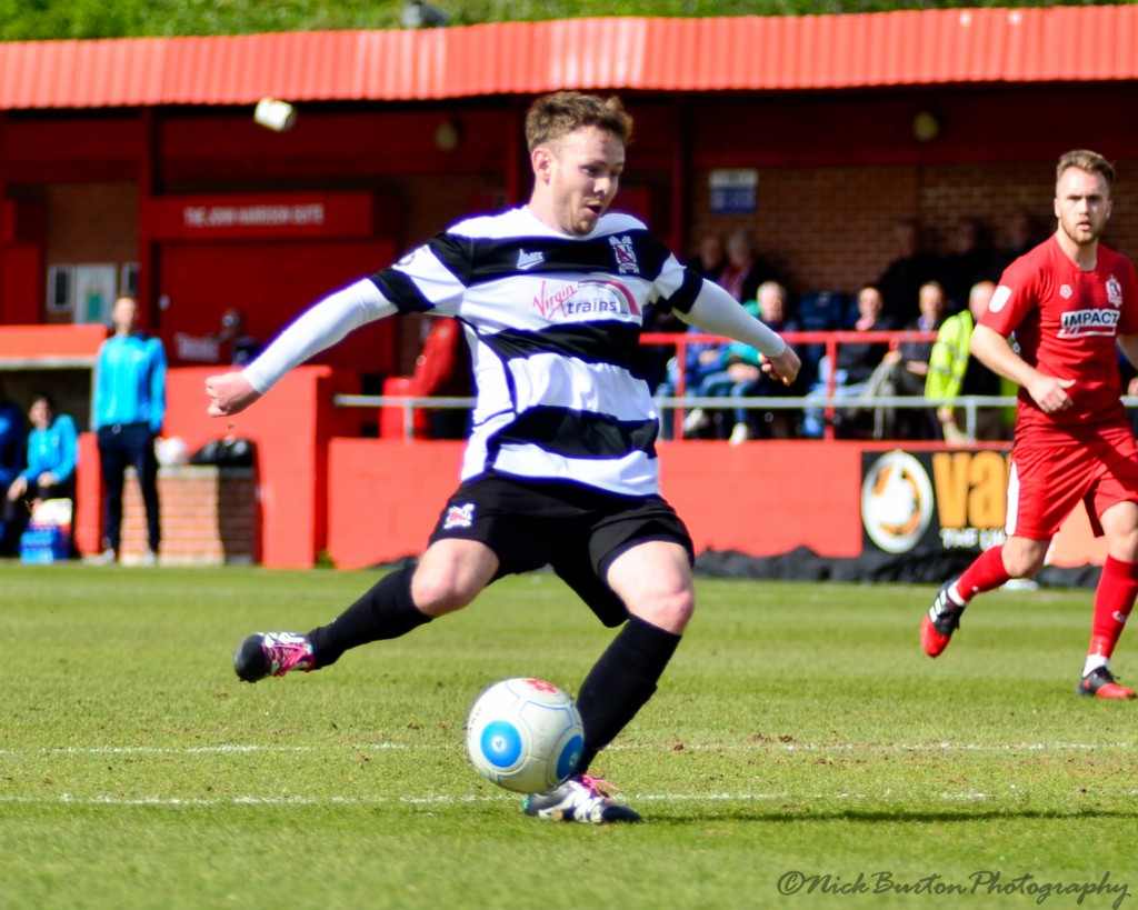 Nathan Cartman scores at Alfreton