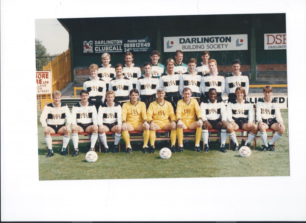 Darlington FC team pic 1990-91