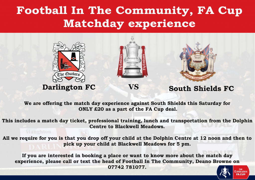 12th September matchday experience offer