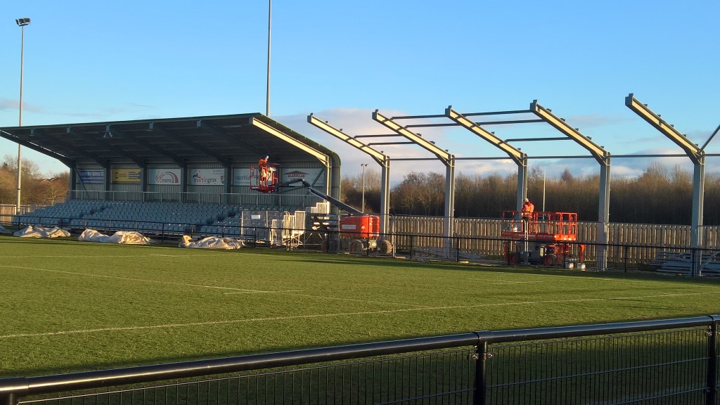 29th January erection of new stand 2