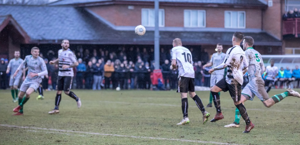 David Syers scores v Blyth