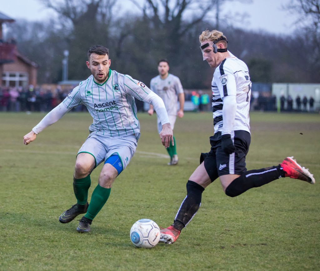 James Caton Crosses For Second Goal v Blyth