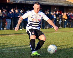 Stephen Thompson about to score v Kidderminster 2