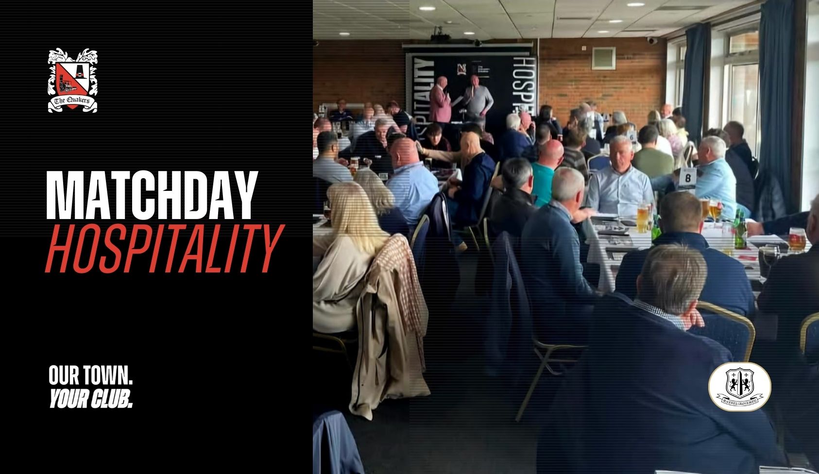 Matchday hospitality at Darlington FC