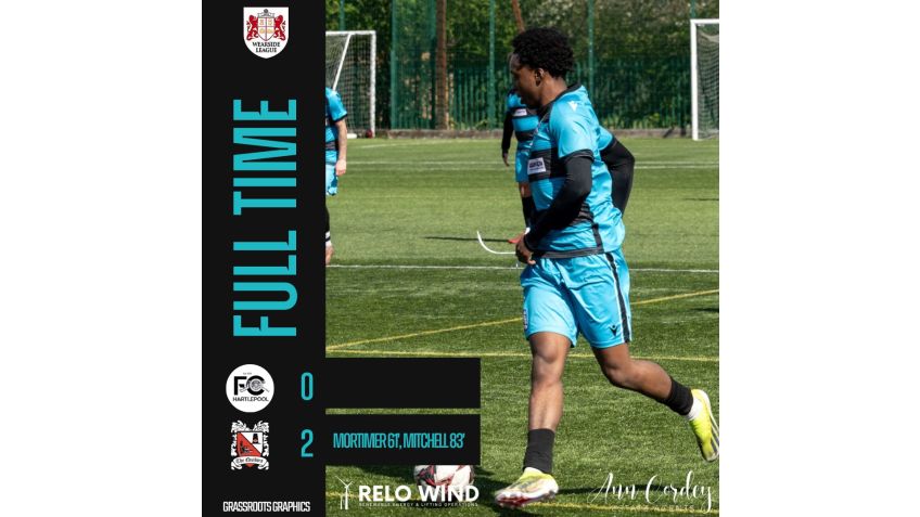 Under 23s win away at Hartlepool