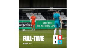 Telford score late equaliser to deny Quakers