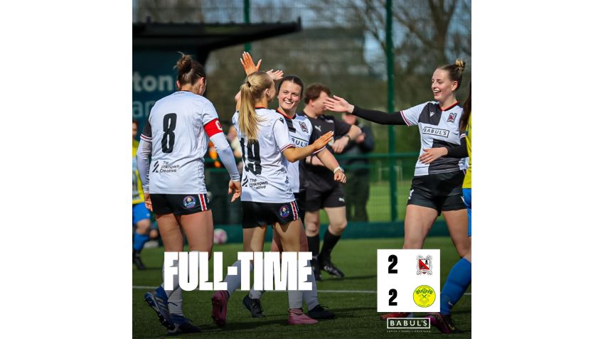 Darlington Women draw with unbeaten league leaders