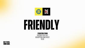 Quakers to play Stockton Town in pre season friendly