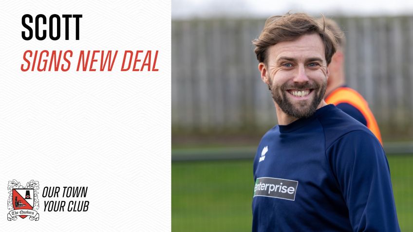 Scott Barrow signs new deal with The Quakers