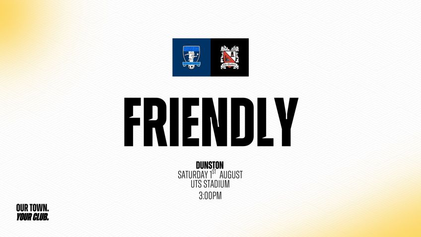 Quakers to play Dunston away for final Pre Season Friendly