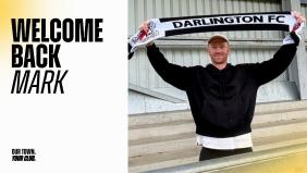 Mark Beck Returns to Darlo