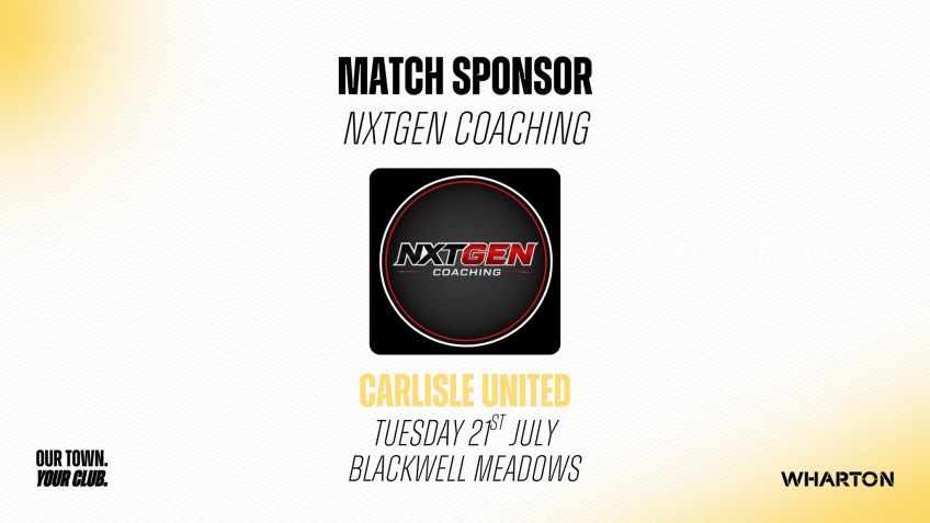 Thanks to our match sponsor Nxtgen Coaching