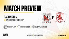 Darlington vs Middlesbrough Under 21's Match Preview