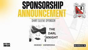 The Darl Knight become women's shirt sleeve sponsors