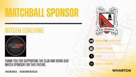 Thanks to our matchball sponsor: Nxtgen coaching