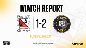 Quakers beaten at home by Worksop