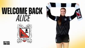 Welcome back Alice!
