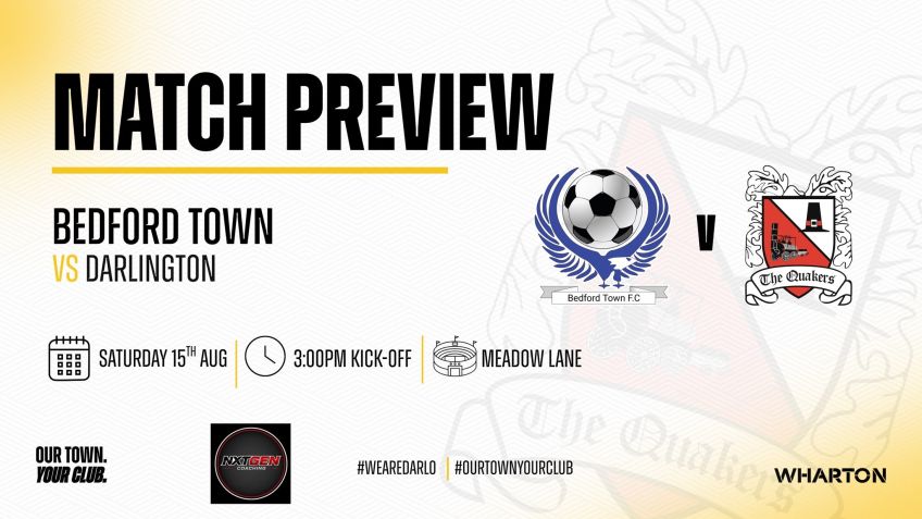 Bedford Town v Darlington Match Preview