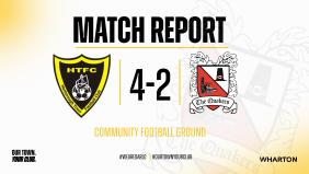 Harborough score two late goals to beat Quakers
