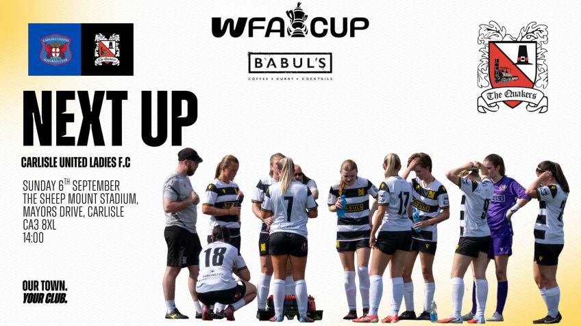 Quaker Women in FA Cup action at Carlisle